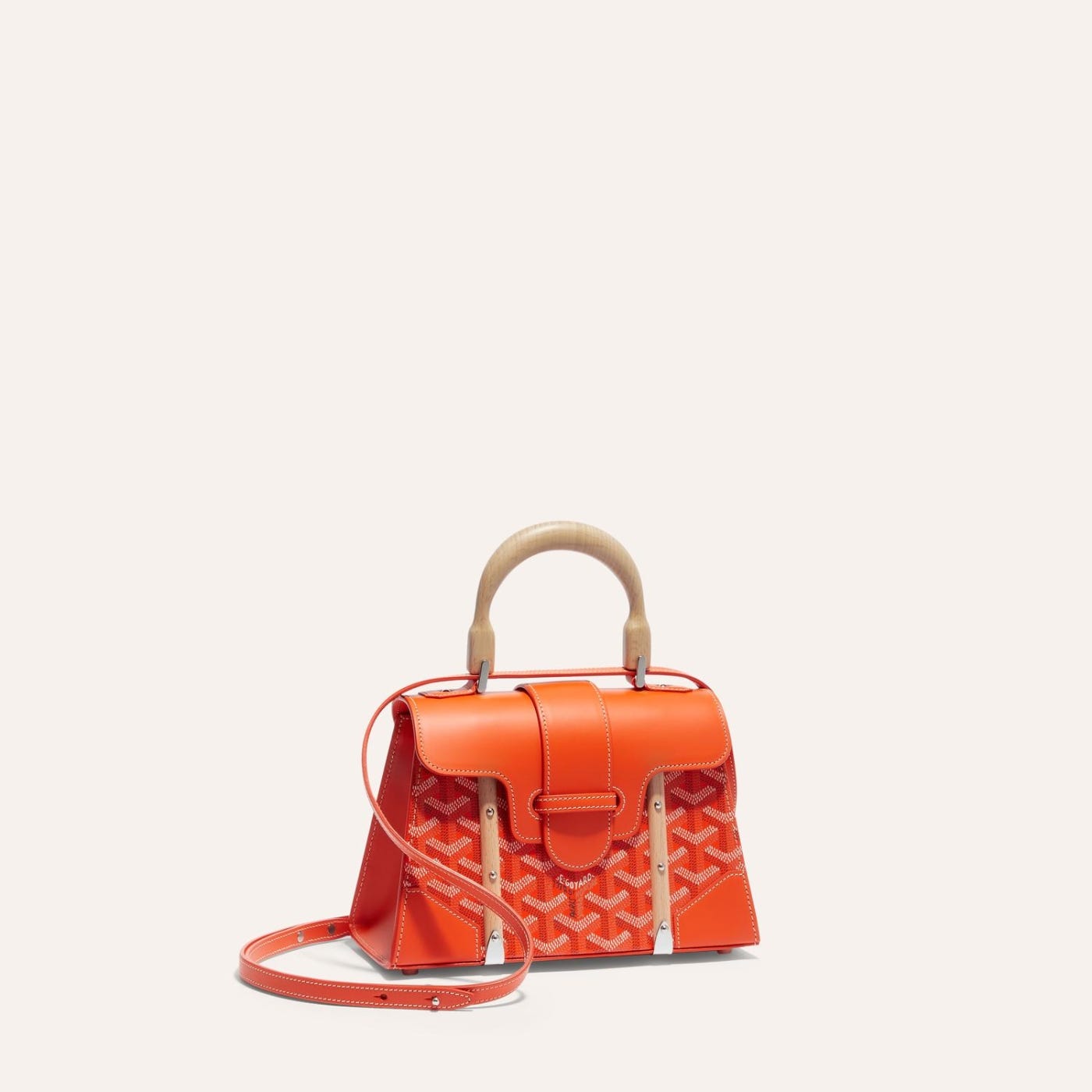 Goyard Saigon Structured Mini Bag Orange - Image 1